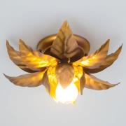 Deckenleuchte ANTIK mit goldenen Blättern 26 cm