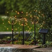 LED-Solarleuchte Firework im Set mit Erdspießen