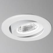 Agon Round LED-Einbaustrahler 3.000K 40° weiß
