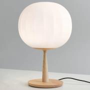 Luceplan Tischlampe Lita Eschenholzfuß Höhe 46 cm