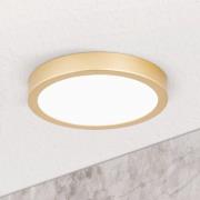 LED-Deckenleuchte Vika, rund, gold matt, Ø 18cm