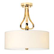 LED-Deckenlampe Falmouth weiß/gold