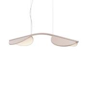 FLOS Almendra Arch LED-Hängelampe, kurz, rosa