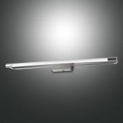 LED-Wandleuchte Rapallo, chrom, IP 44, 60 cm