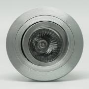 Einbauleuchte Básico, rund, aluminium