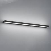 Helestra Slate LED-Wandleuchte, matt schwarz 90 cm