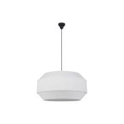 MARKET SET Cosiness Pendellampe, Ø 68 cm, weiß, Stoff