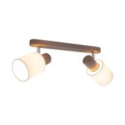 Envostar Nale 2 Deckenlampe 2fl. Kiefer grau