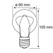 Paulmann LED-Lampe E27 7W dim to warm