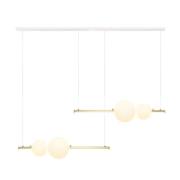 LED-Hängeleuchte 22235 Länge 105cm gold/weiß/opal