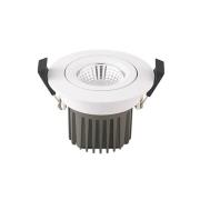 LED-Deckeneinbauspot Diled, Ø 8,5cm, 10 W, Dim-To-Warm, weiß