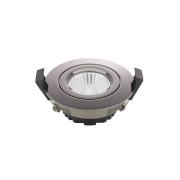 LED-Deckeneinbauspot Diled, Ø 8,5cm, 6 W, Dim-To-Warm, chrom