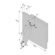 Leseleuchte BL1-LED, Ein-/Anbau, schwarz