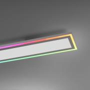LED-Deckenlampe Edging, CCT + RGB, 100x18cm