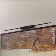 Quitani LED-Bilderleuchte Tolu, schwarz, Länge 138 cm