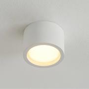 Arcchio Downlight Nieva, GX53, weiß, rund, Ø 10cm, Metall