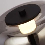 LED-Stehleuchte Frisbee mit Glasschirm