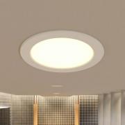 Prios LED-Einbaulampe Rida, 22,5cm, 25W, 3er, CCT, dimmbar