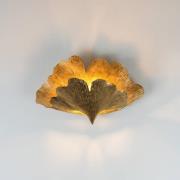 Wandleuchte Ginkgo Due in Gold