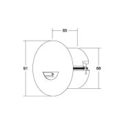 BRUMBERG Adapt wall LED-Einbauspot, weiß matt