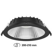 SLC Shift LED-Einbaustrahler Ø 22,8cm CCT, schwarz