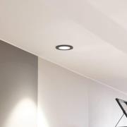 Arcchio LED-Downlight Aryx, schwarz, 4.000K