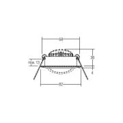 BRUMBERG BB03 Spot RC Treiber rund Anschlussbox nickel