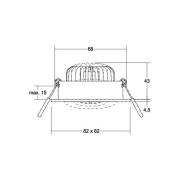 BRUMBERG LED-Spot BB36 on/off Anschlussbox strukturschwarz