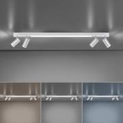 PURE Lines LED-Deckenleuchte, 4-flammig, aluminium