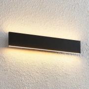 Lindby Ignazia LED-Wandleuchte, 47 cm, schwarz