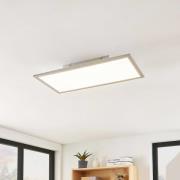 Lindby LED-Panel Stenley, 4.000 K, 60cm x 30cm, silber/weiß