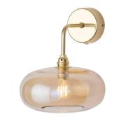 EBB & FLOW Horizon Arm-Wandlampe gold/gold Ø 21 cm