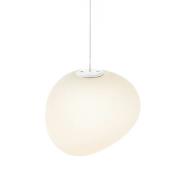 Foscarini Gregg MIDI Hängeleuchte, aus Glas, weiß