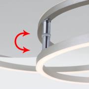 LED-Deckenlampe Frame, dimmbar per Wandschalter