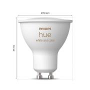 Philips Hue White & Color Ambiance Starterkit GU10 4,2W