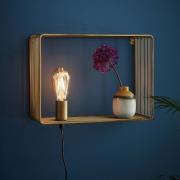 Wandleuchte Shelf, gold