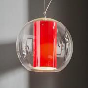 Modo Luce Bolla Hängelampe Kunststoff rot Ø 40 cm