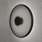 Northern LED-Wandleuchte Glint, schwarz, Ø 36 cm