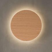 Envostar Luna Wood Wandleuchte, Eichenholz, Ø30cm