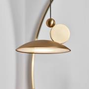 LED-Hängeleuchte Equilibrium, Ø 18cm, gold