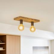 Envostar Lobo Deckenlampe 2fl. Kiefer nussbaum