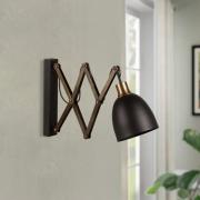 Scherenlampe Sivani MR-725 schwarz/gold antik