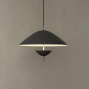 ferm LIVING Hängeleuchte Lod, schwarz, Eisen, Ø 50 cm