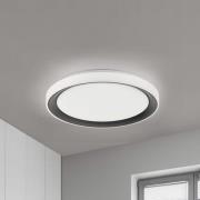 LOLA Smart Disc LED-Deckenlampe schwarz/weiß, RGBW