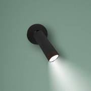 Newgarden LED-Akku-Wandlampe Roll 4, schwarz, schwenkbar