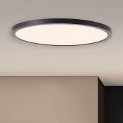 LED-Deckenlampe Tuco, dimmbar, schwarz, Kunststoff, Ø 30 cm