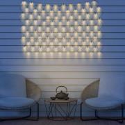 Solar-LED-Lichtervorhang IP44 110x90cm 100-flammig