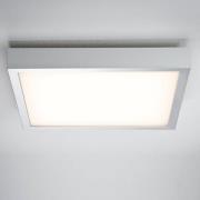 Paulmann Lunar LED-Panel, eckig, chrom, 40x40cm