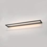 PURE LED-Wandlampe Puro, grau Breite 100 cm Aluminium Dimmer