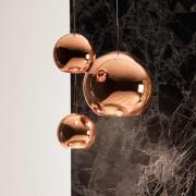 Tom Dixon Copper Trio Round Pendellampe, 3-flg.